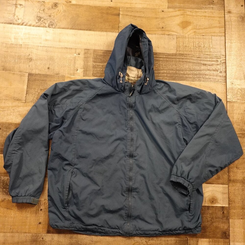 Jack‎ Murphy Seal 2000 Hooded Jacket Men’s XXL Blue Outdoor Waterproof Vintage